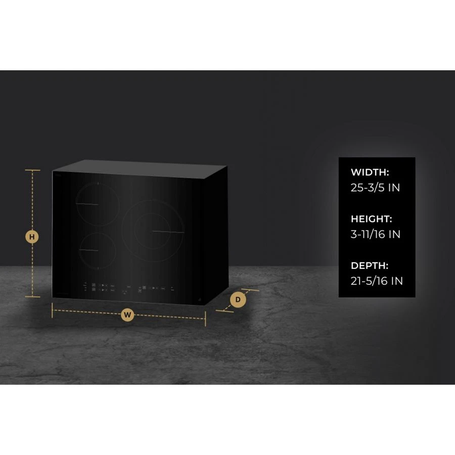 Oblivion Glass 24" Induction Cooktop JIC4324KB