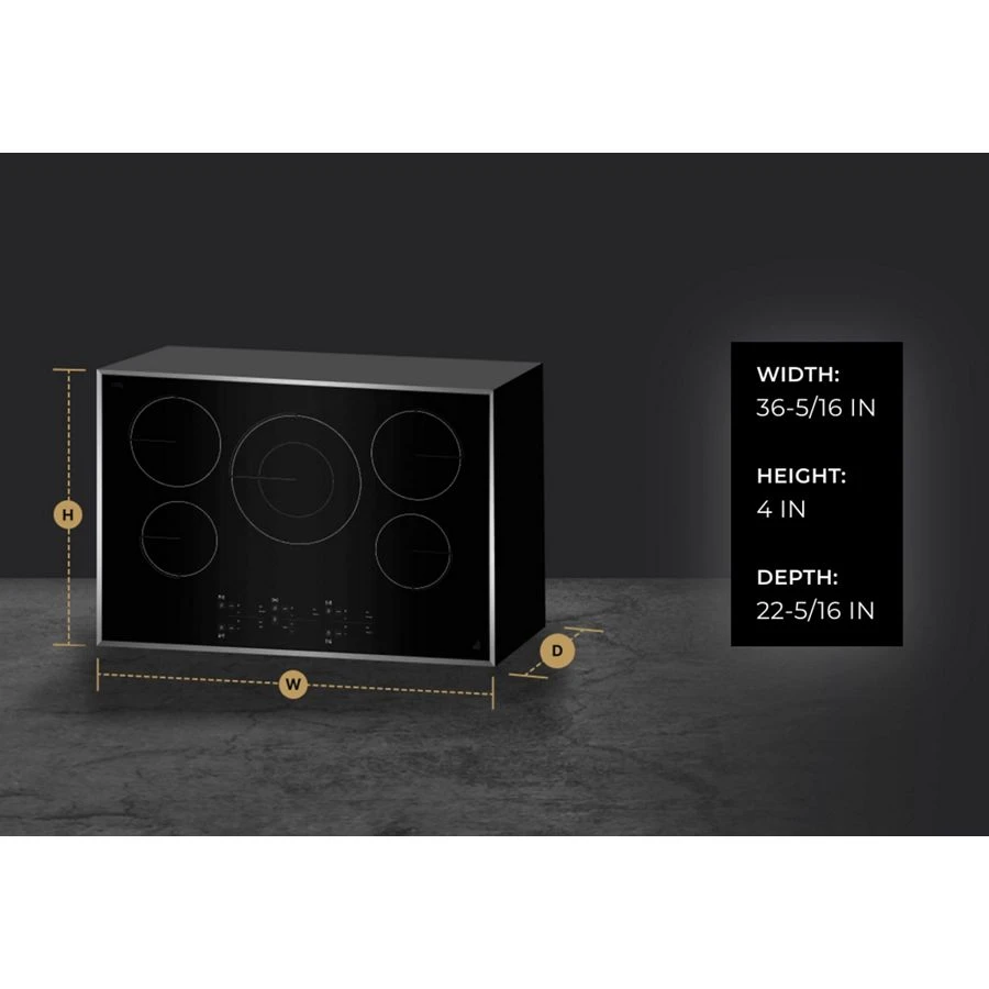 Oblivion 36" Induction Cooktop JIC4536KB