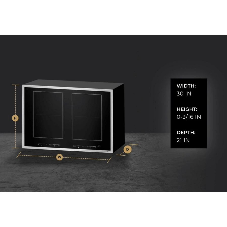 Lustre 30" Induction Flex Cooktop JIC4730HS