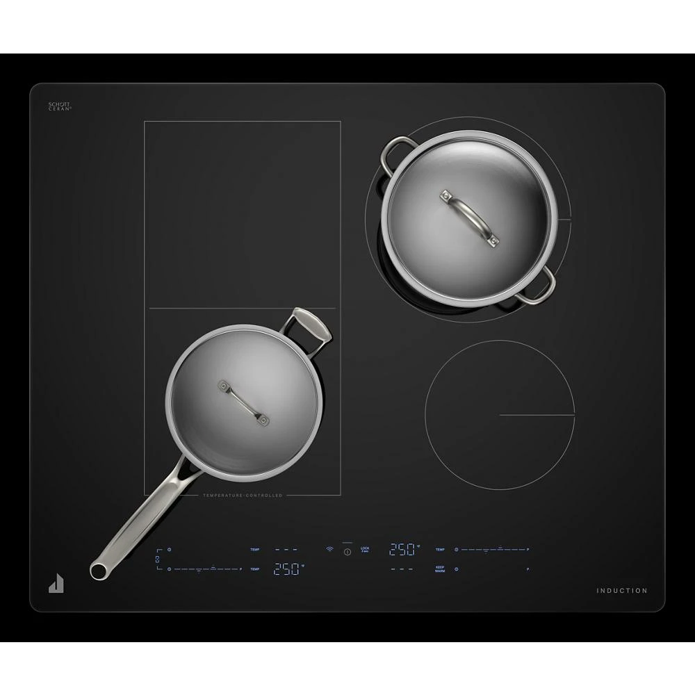 24” Oblivion Smart Induction Cooktop with Temperature-Controlled Cooking JICT724SB