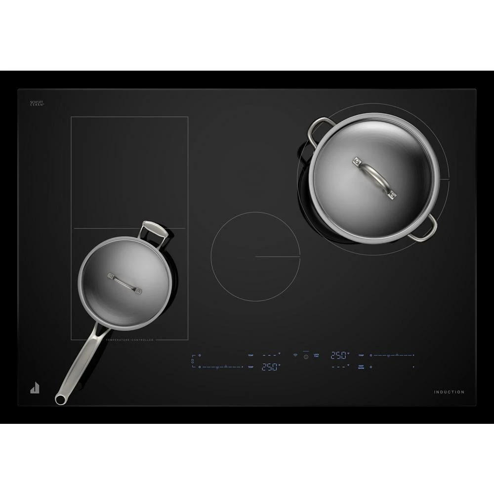 30" Oblivion Smart Induction Cooktop with Temperature-Controlled Cooking JICT730SB