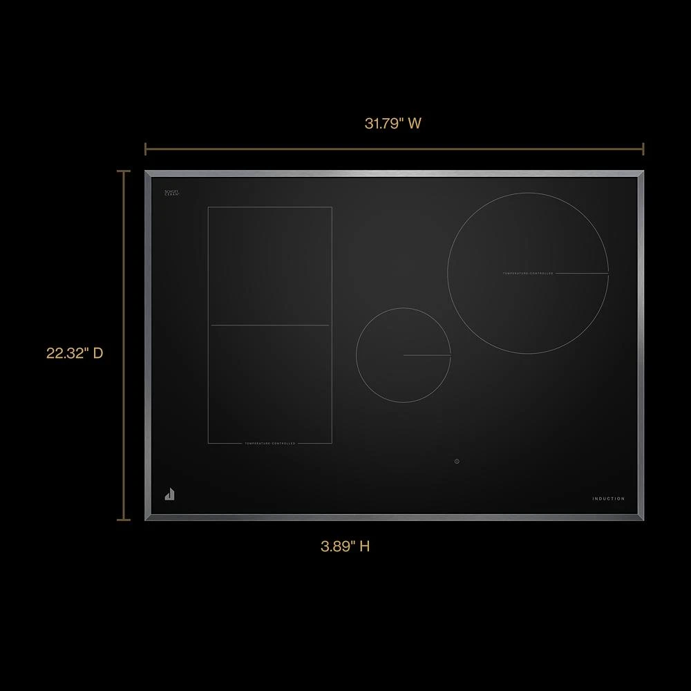 30" Lustre Smart Induction Cooktop with Temperature-Controlled Cooking view 5