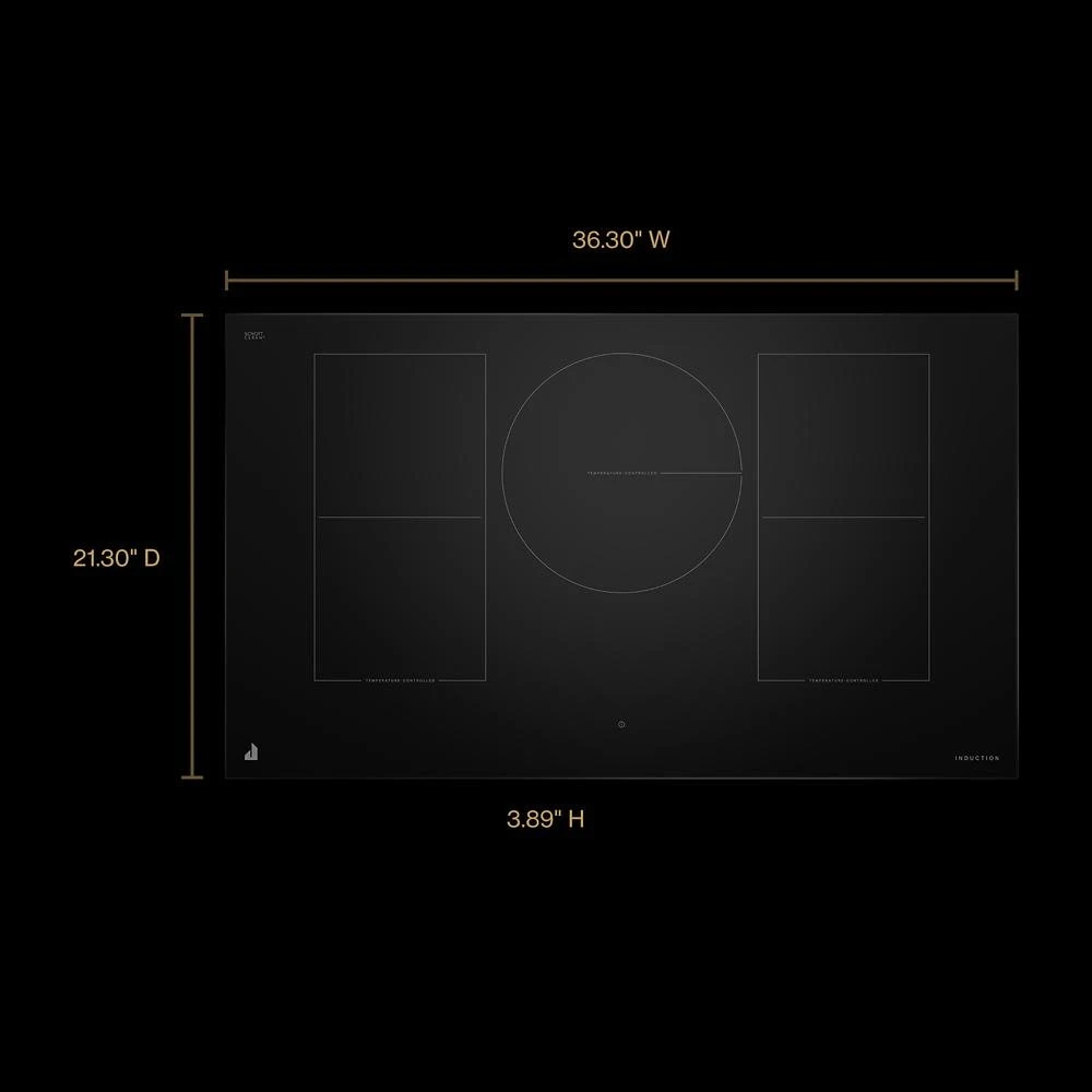 36" Oblivion Smart Induction Cooktop with Temperature-Controlled Cooking view 2
