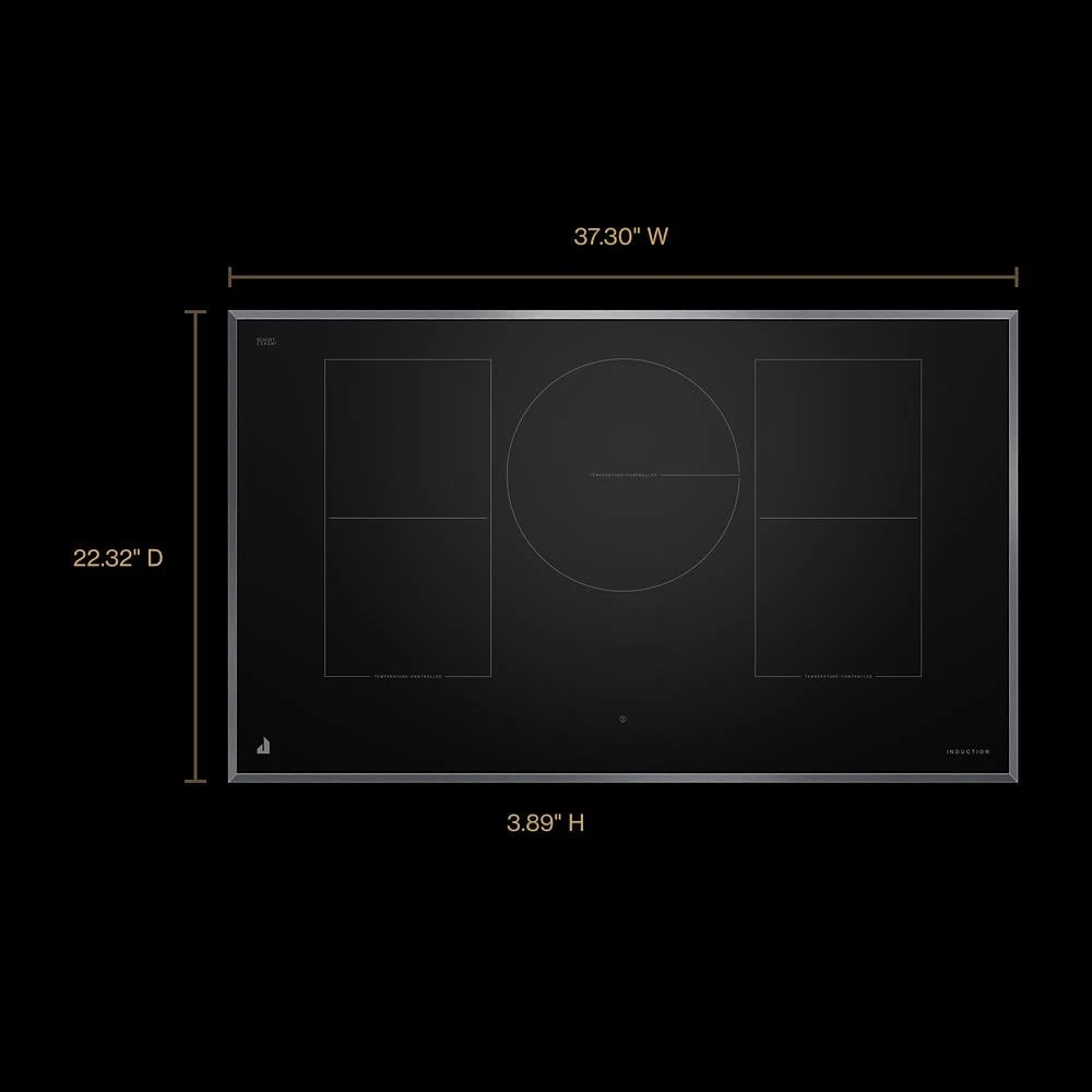36" Lustre Smart Induction Cooktop with Temperature-Controlled Cooking view 4