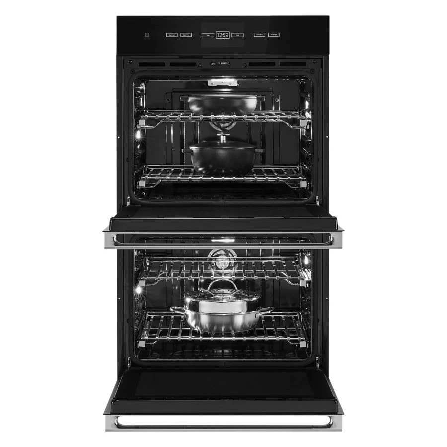 Noir™ 30" Double Wall Oven With V2™ Vertical Dual-fan Convection JJW3830LM, product image 2 of 10