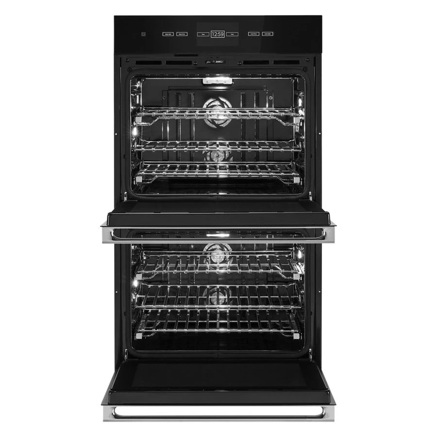 Noir™ 30" Double Wall Oven With V2™ Vertical Dual-fan Convection JJW3830LM, product image 4 of 10