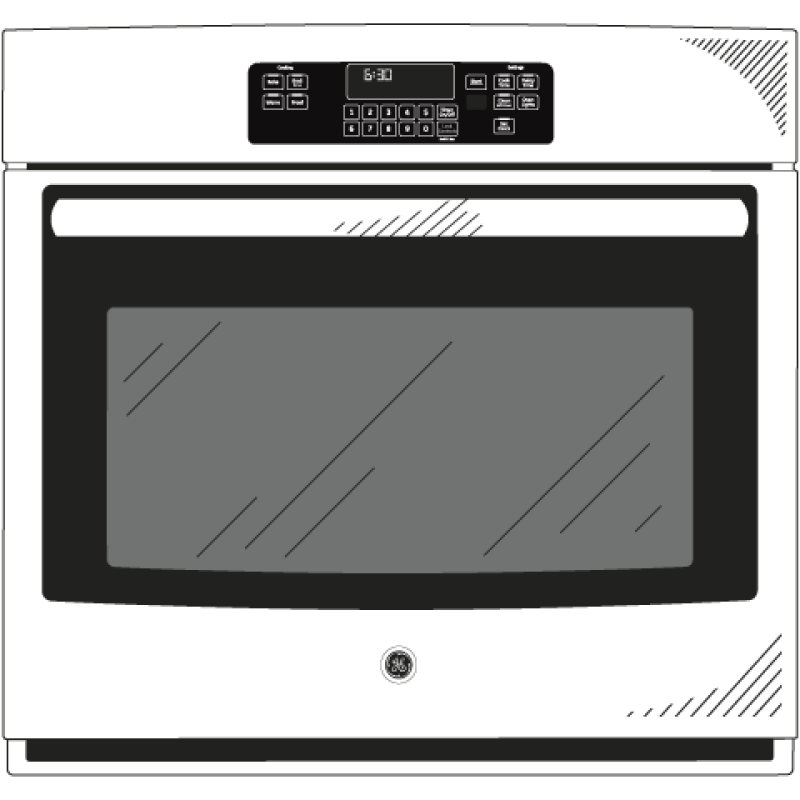 27" Built-In Single Wall Oven JK3000SFSS, product image 5 of 5
