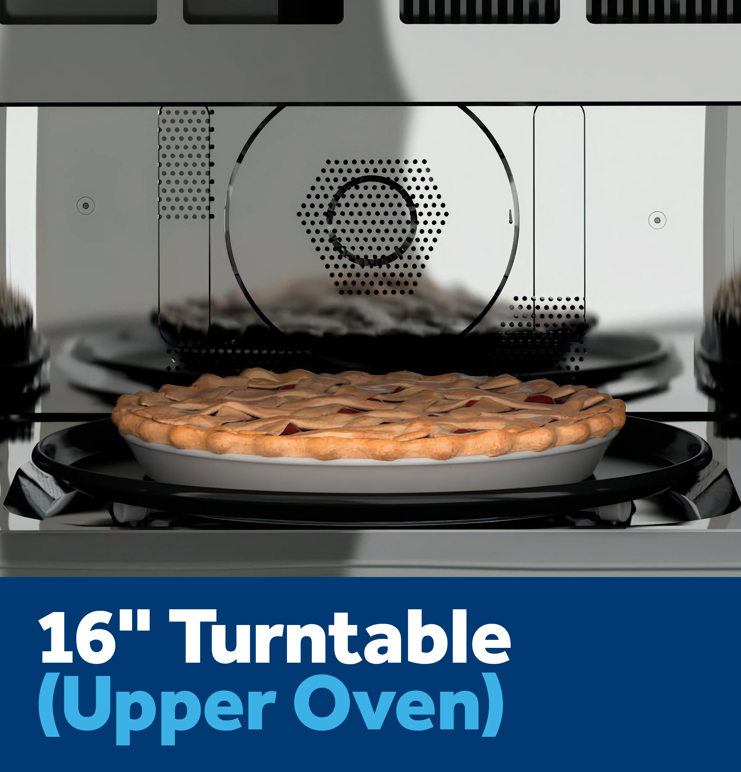 16" turntable (upper oven)