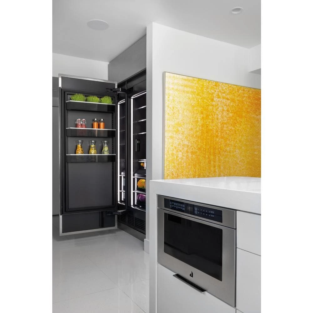 18" Built-In Column Freezer with RISE Panel Kit, Left Swing JKCPL181GL