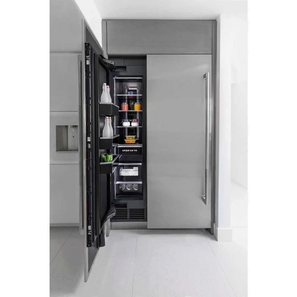 18" Built-In Column Freezer with RISE Panel Kit, Left Swing JKCPL181GL