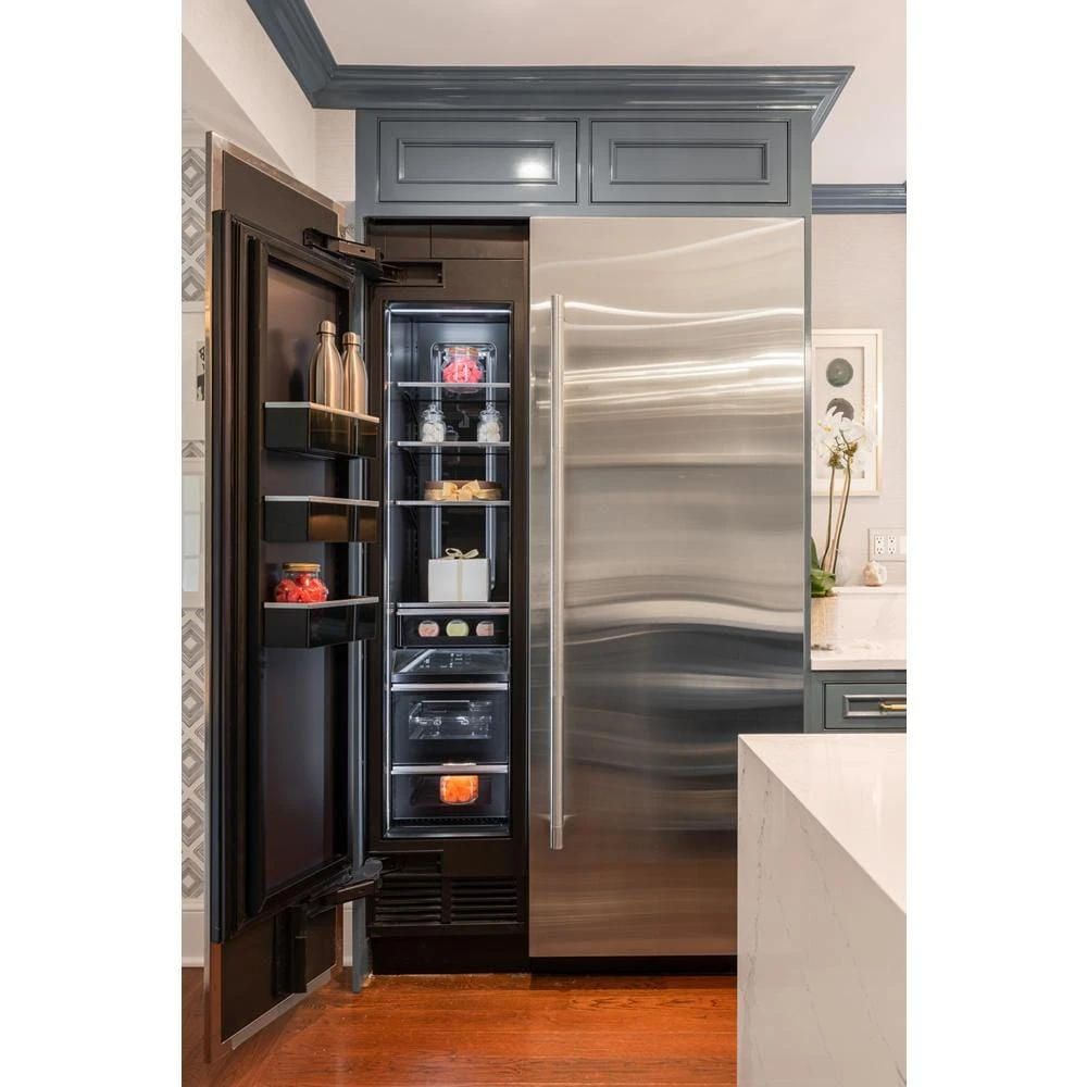 18" Built-In Column Freezer with RISE Panel Kit, Left Swing JKCPL181GL