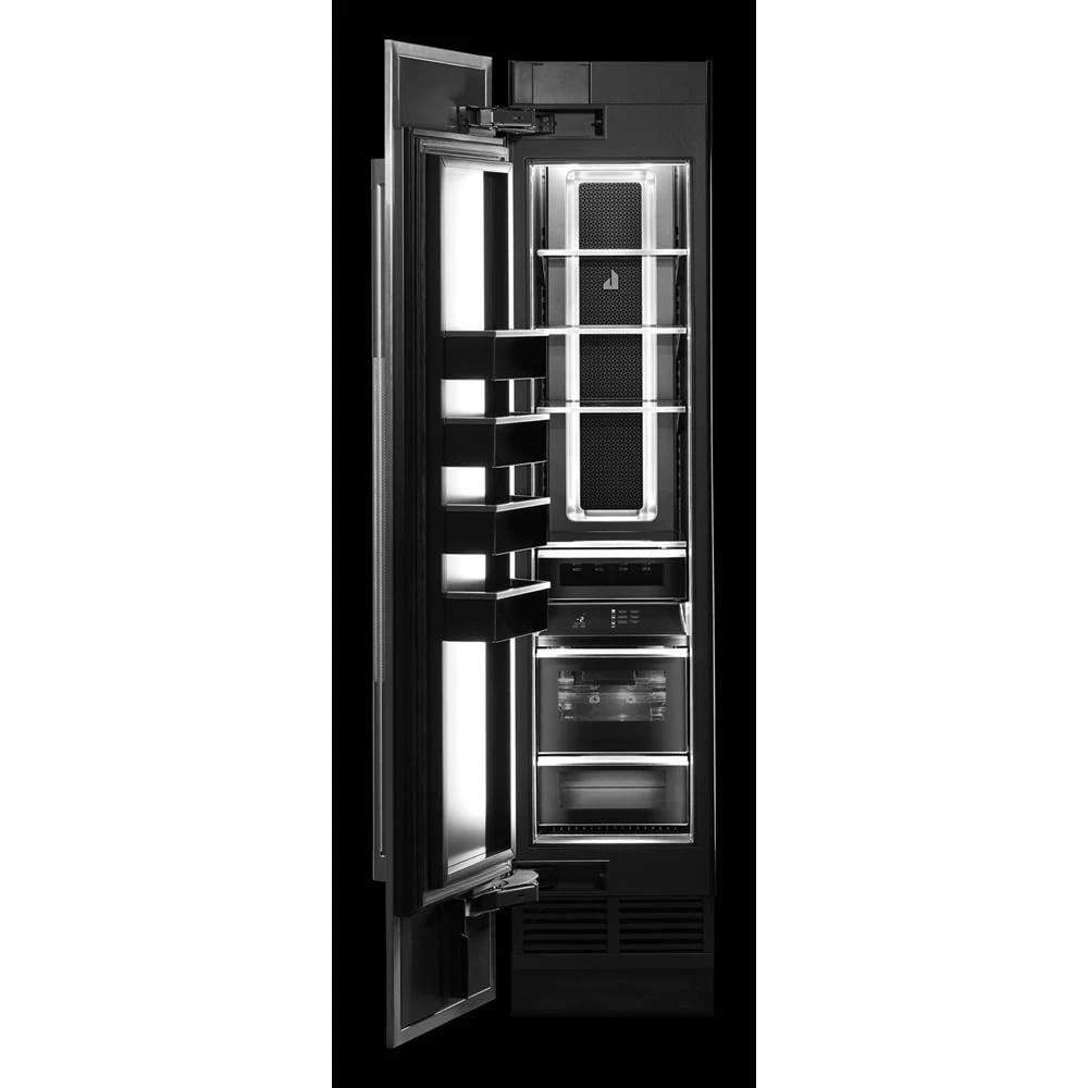 18" Built-In Column Freezer with NOIR Panel Kit, Left Swing JKCPL181GM