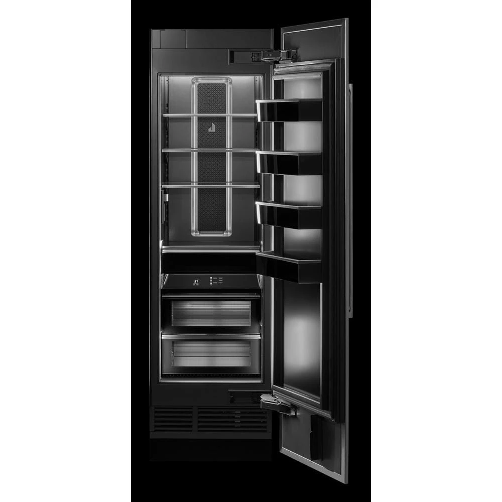 24" Built-In Column Freezer with NOIR Panel Kit, Right Swing JKCPR241GM