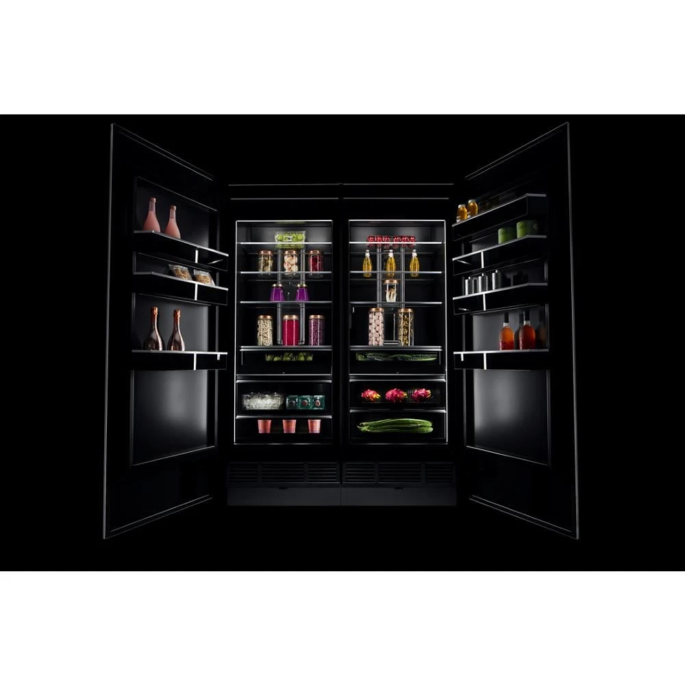 30" Built-In Column Freezer with RISE™ Panel Kit, Right Swing JKCPR301GL