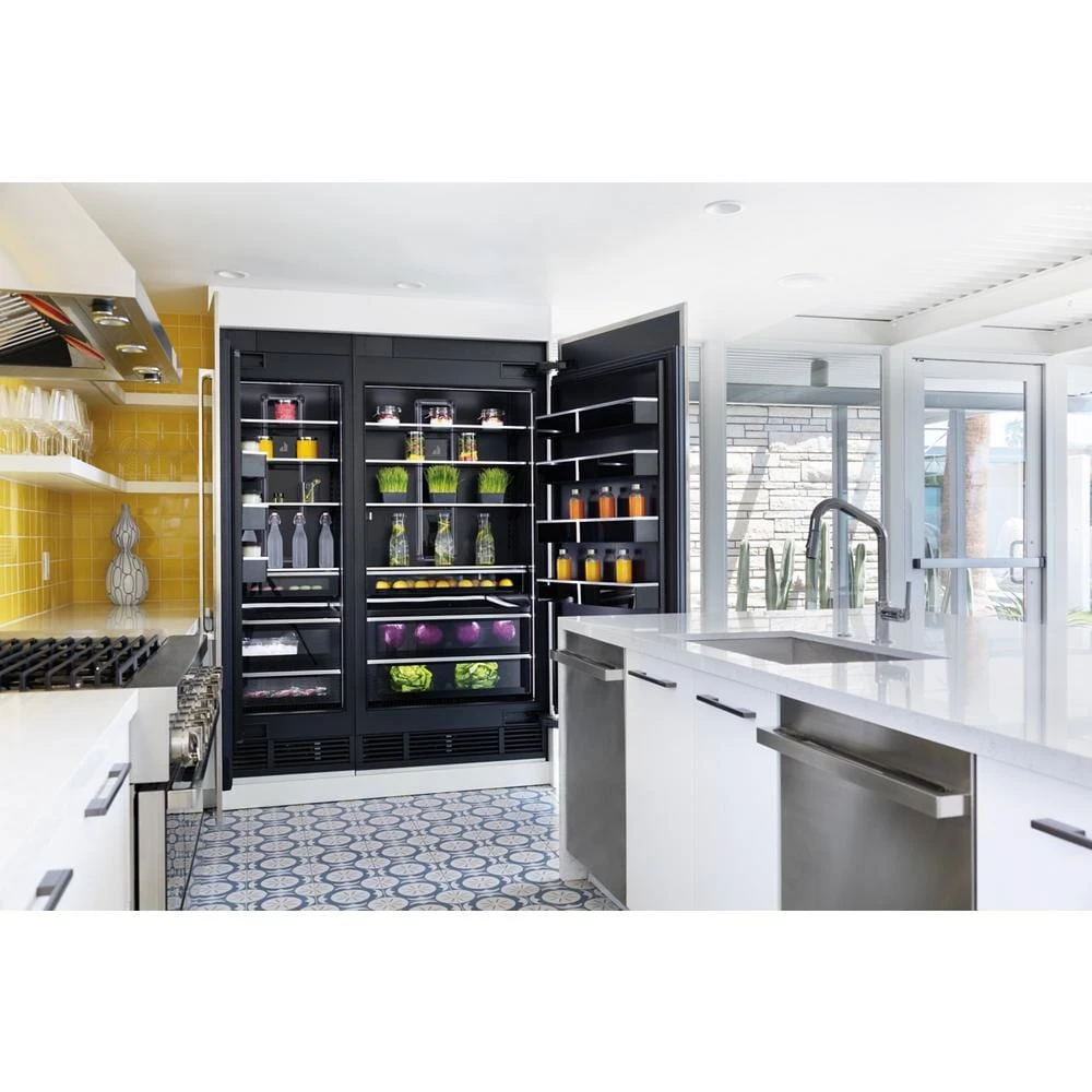 36" Built-In Column Refrigerator with NOIR Panel Kit, Right Swing JKCPR361GM