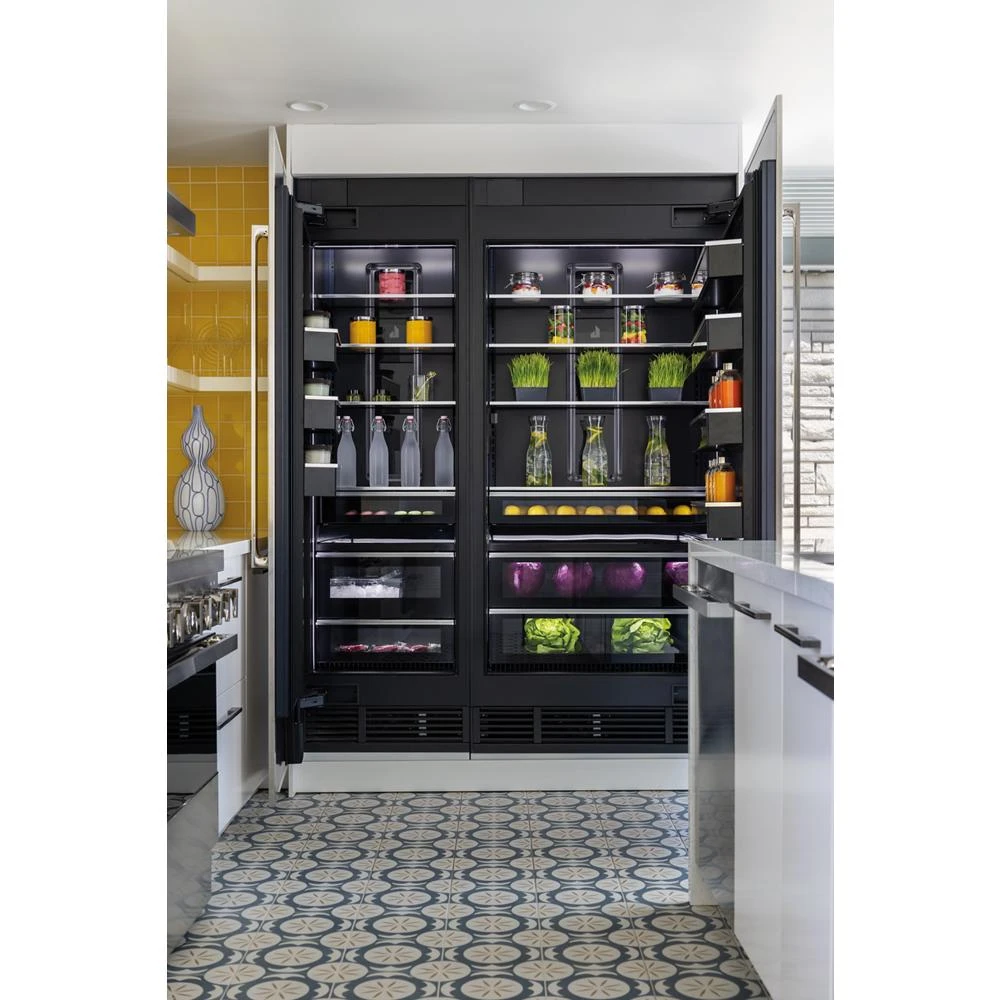 36" Built-In Column Refrigerator with NOIR Panel Kit, Right Swing JKCPR361GM