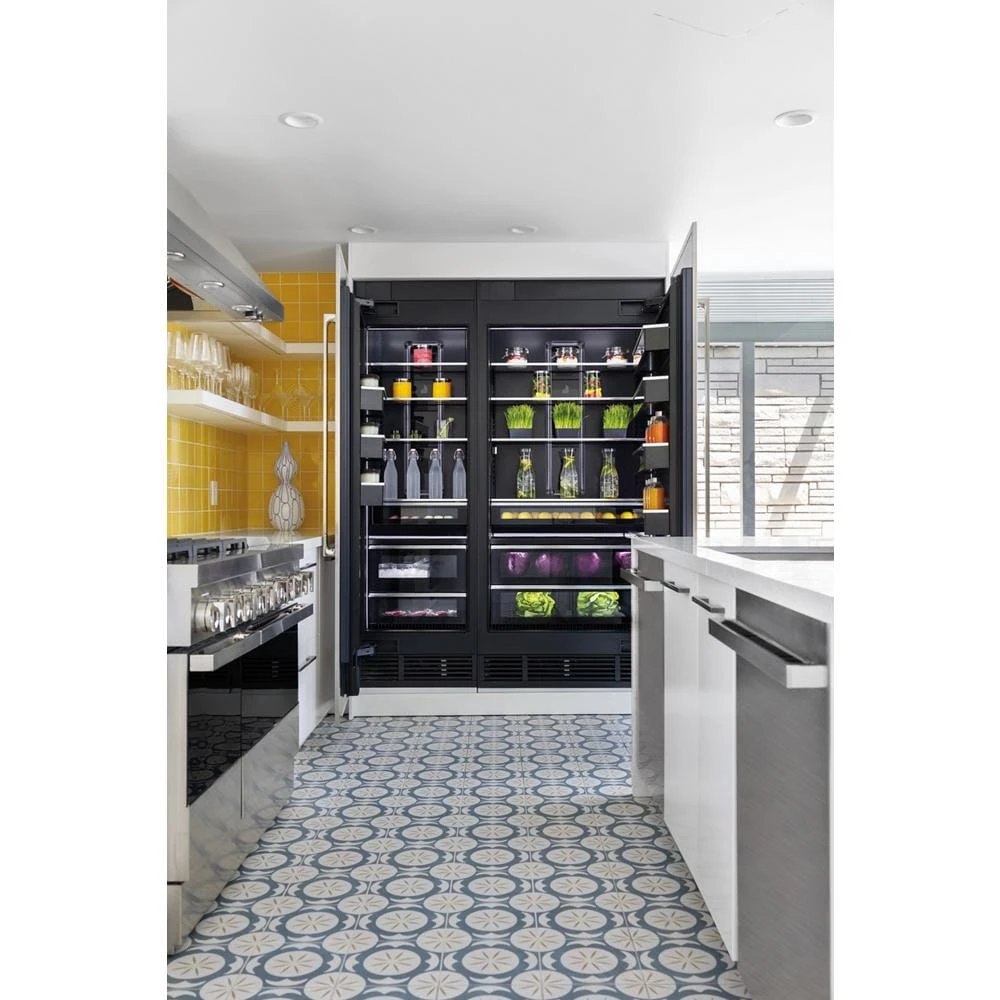 36" Built-In Column Refrigerator with NOIR Panel Kit, Right Swing JKCPR361GM