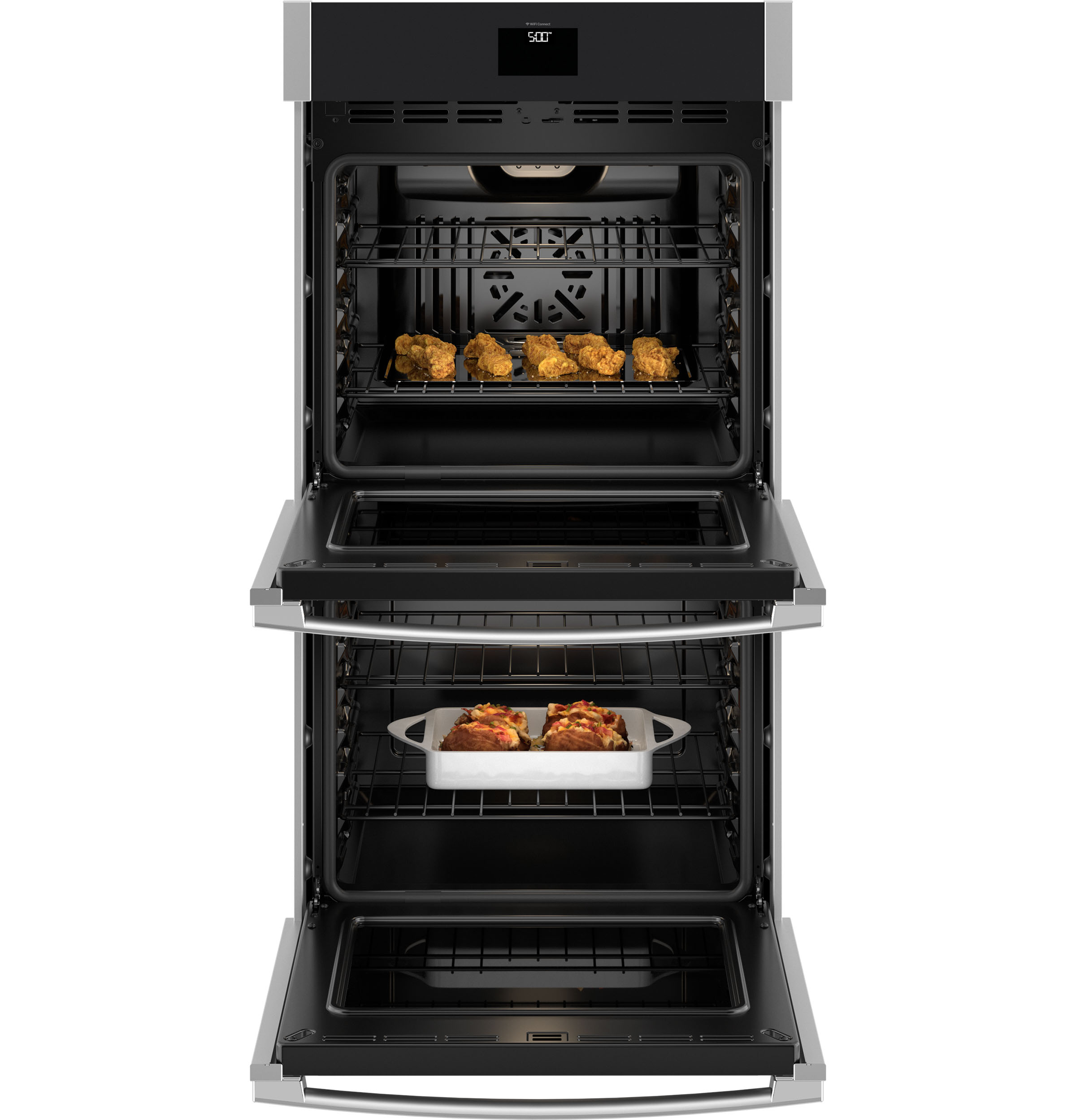 27" Smart Built-In Convection Double Wall Oven with No Preheat Air Fry view 3