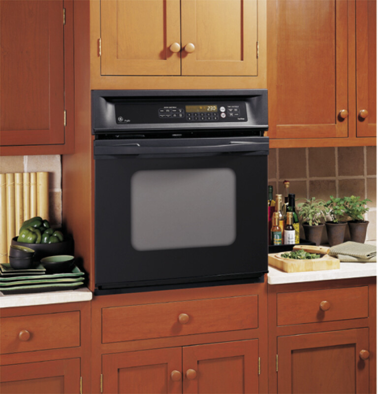 GE Profile 27" Built-In Single Convection Wall Oven Black JKP18BDBB Picture 1