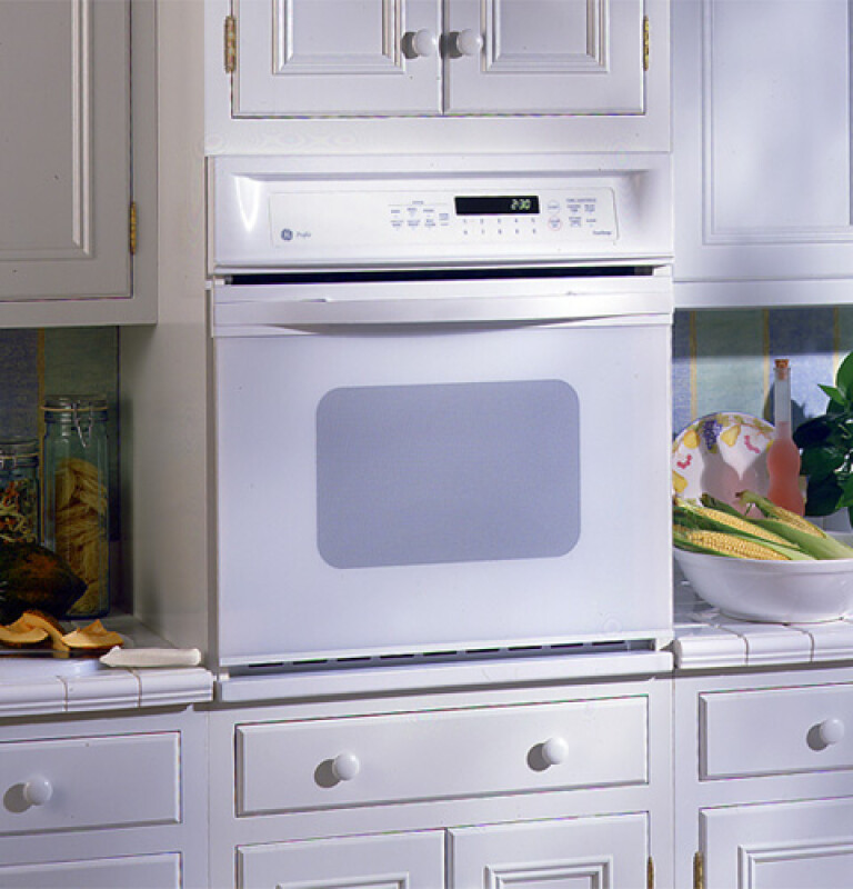 GE Profile 27" Built-In Single Convection Wall Oven White JKP18WAWW Picture 1