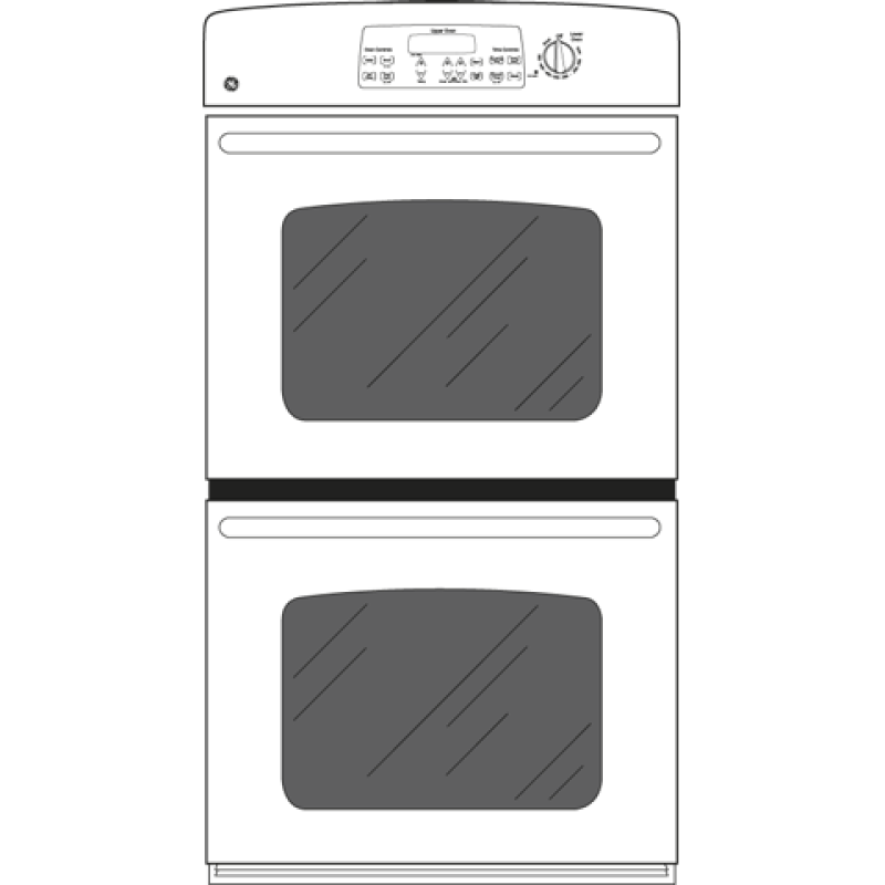 27" Built-In Double Wall Oven JKP35DPWW, product image 2 of 2
