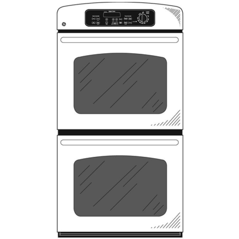 27" Built-In Double Wall Oven JKP35SMSS, product image 2 of 3