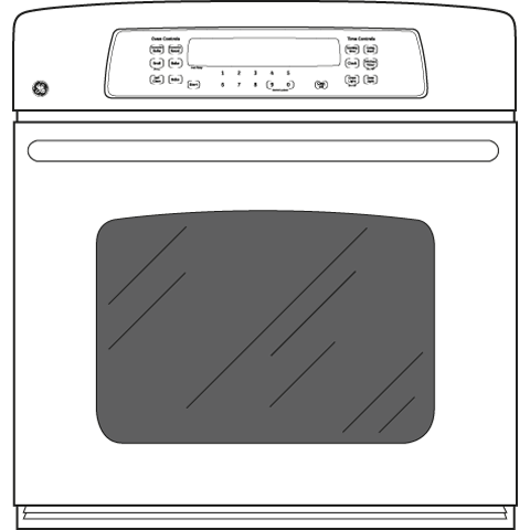27" Built-In Single Convection Wall Oven JKP70DPBB, product image 2 of 3
