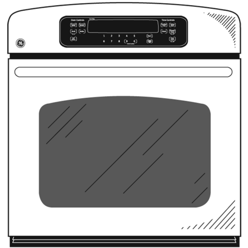 27" Built-In Single Convection Wall Oven JKP70SMSS, product image 2 of 3