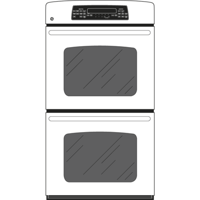 27" Built-In Double Convection/Thermal Wall Oven JKP75SPSS, product image 2 of 3