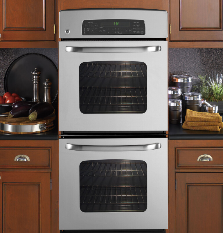 GE 27" Built-In Double Convection/Thermal Wall Oven Stainless Steel JKP75SPSS Picture 1