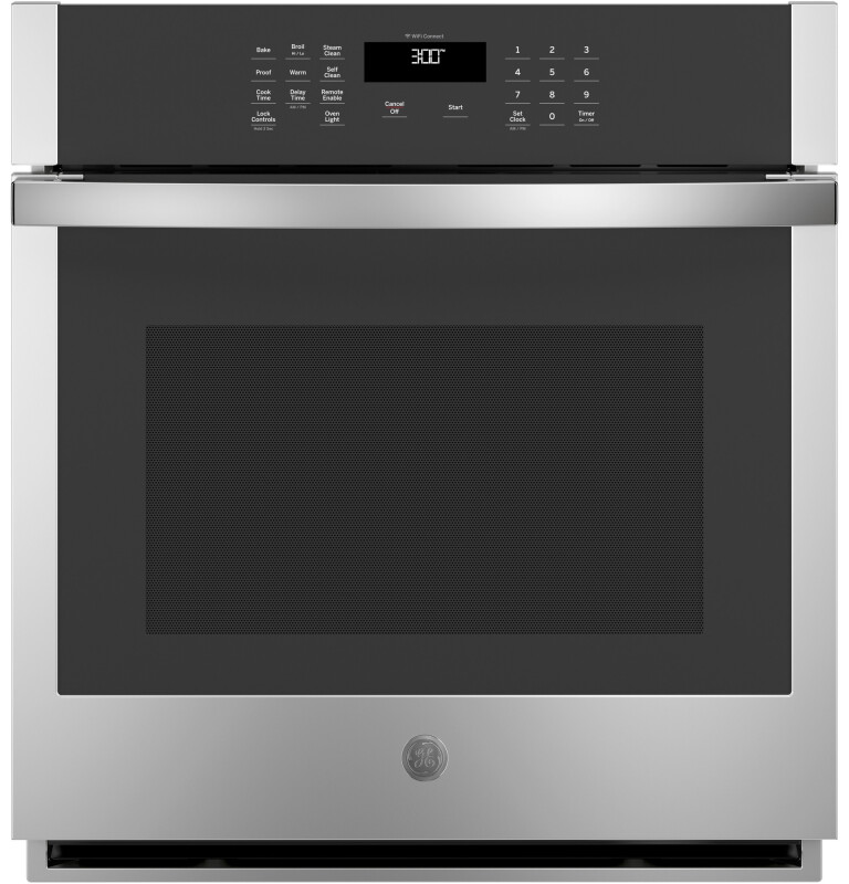 GE 27" Smart Built-In Single Wall Oven Brushed Stainless JKS3000SNSS Picture 1