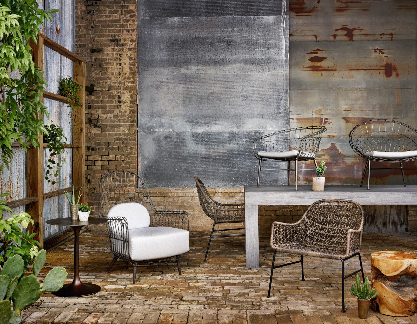 Bandera Outdoor Woven Dining Chair - JLAN-130 JLAN130