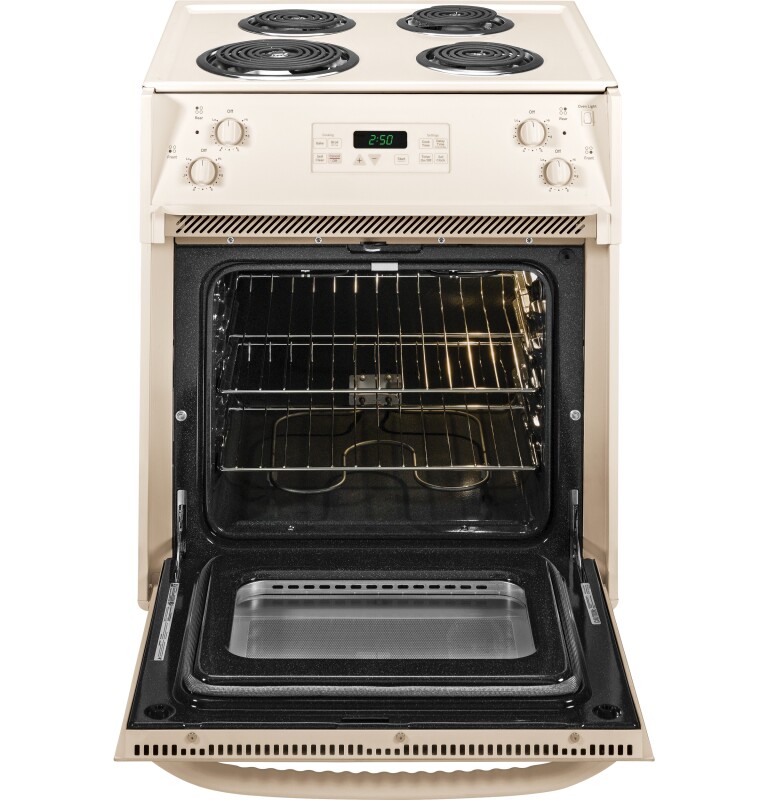 GE 27" Drop-In Electric Range Bisque JM250DFCC Picture 1