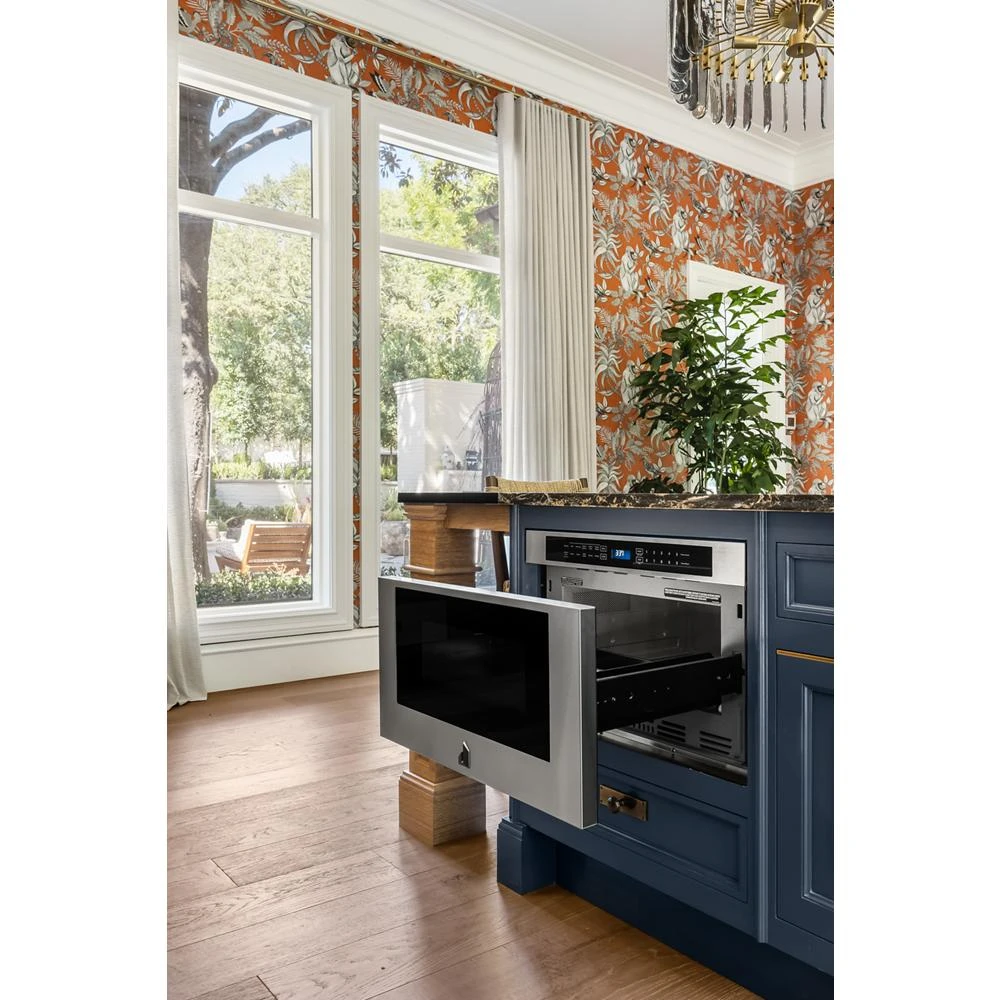 RISE 24” Under Counter Microwave Oven with Drawer Design JMDFS24JL
