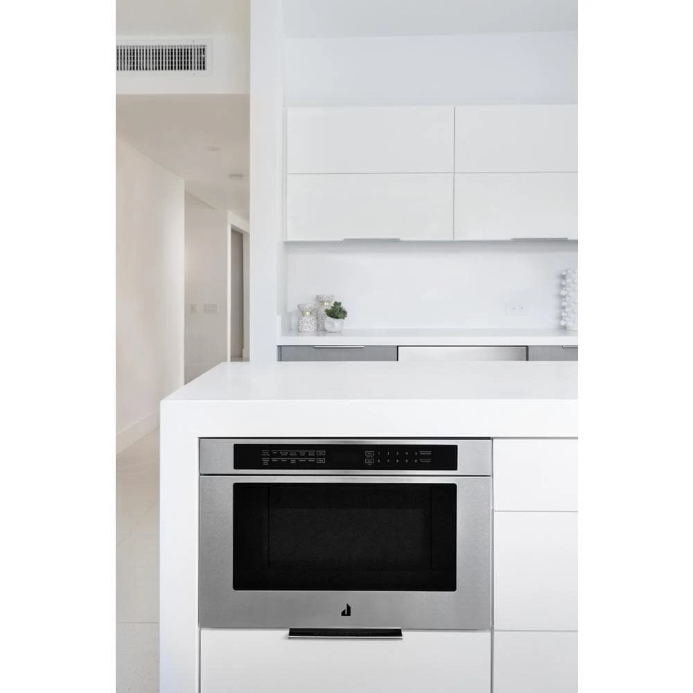 RISE 24” Under Counter Microwave Oven with Drawer Design JMDFS24JL
