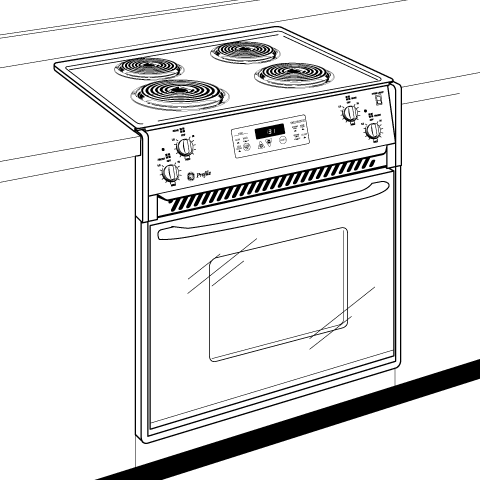 27" Drop-In Electric Range JMP31CLCC