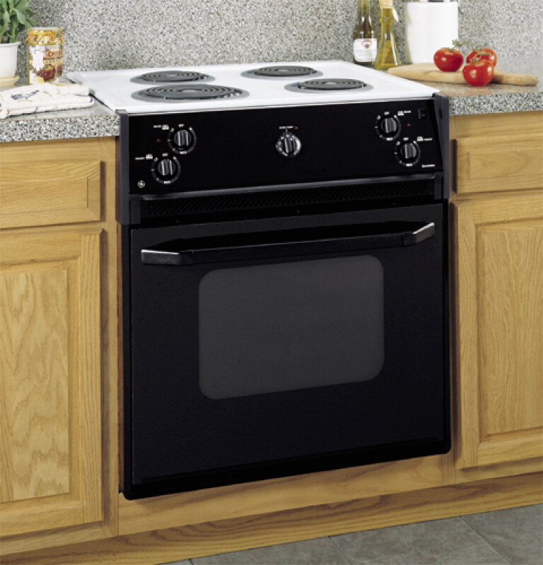 Spacemaker 27" Drop-In Electric Range with Standard Clean Oven JMS08BDWH