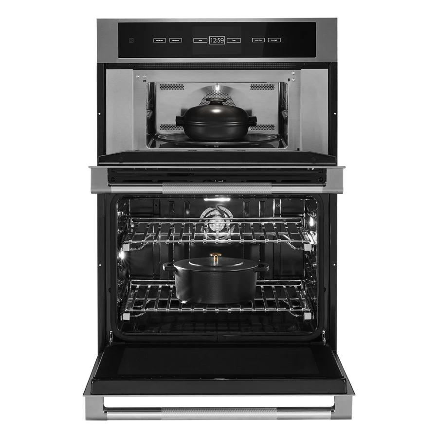 Rise™ 30" Combination Microwave/wall Oven With V2™ Vertical Dual-fan Convection JMW3430LL