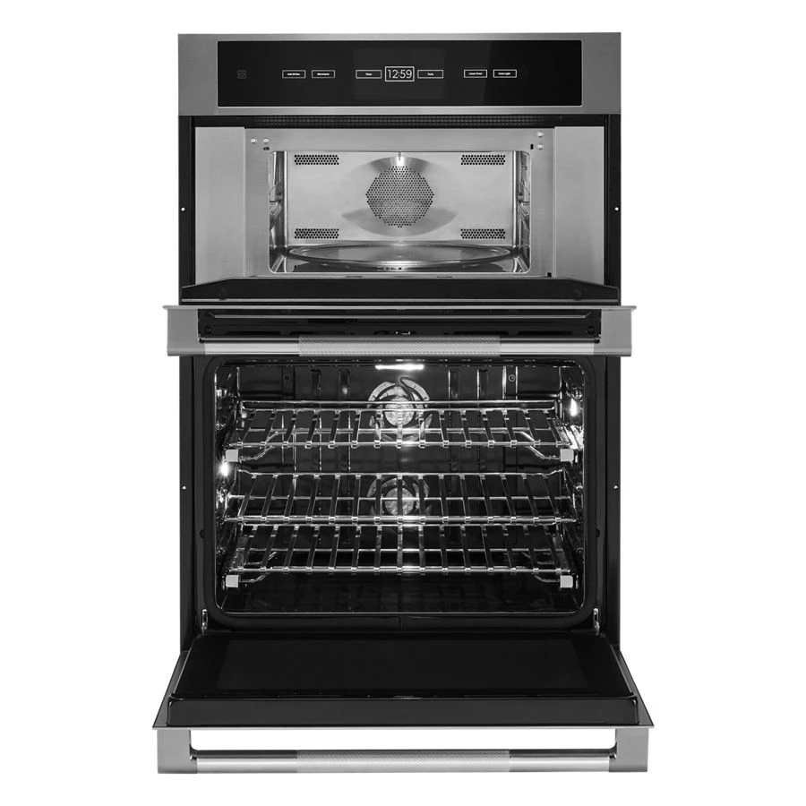 Rise™ 30" Combination Microwave/wall Oven With V2™ Vertical Dual-fan Convection JMW3430LL