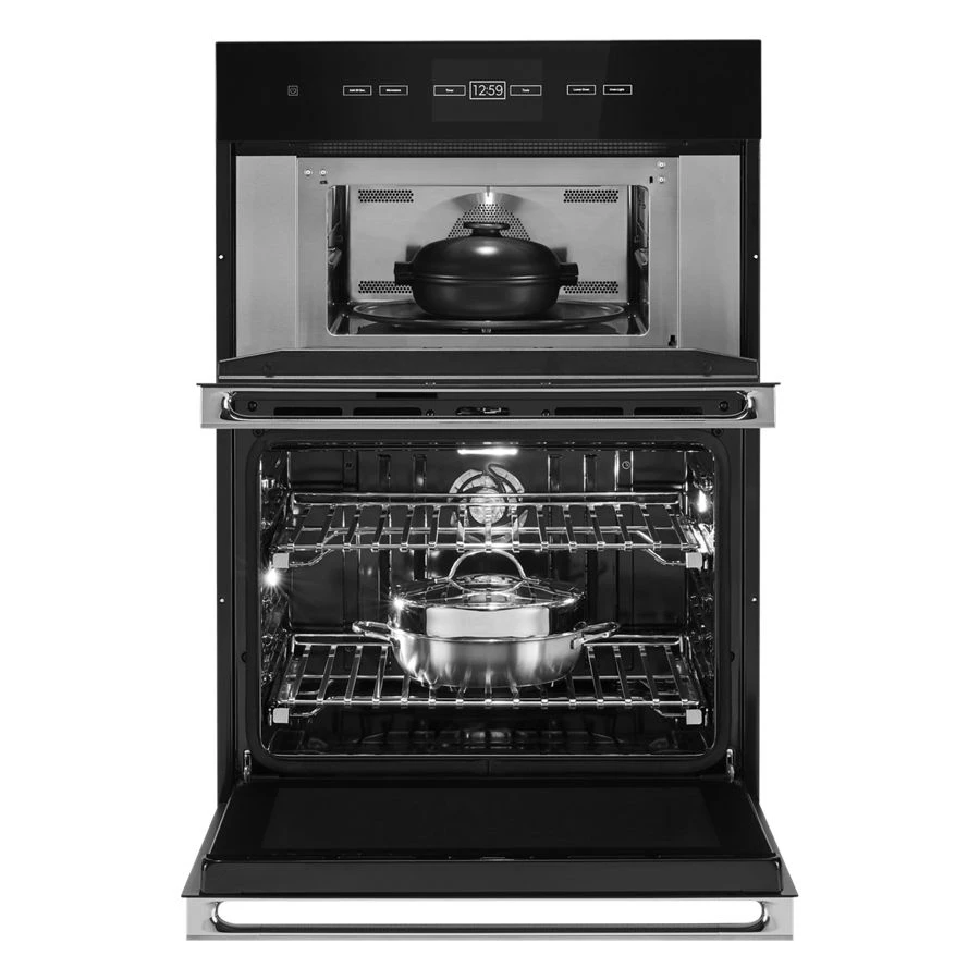 Noir™ 30" Combination Microwave/wall Oven With V2™ Vertical Dual-fan Convection JMW3430LM