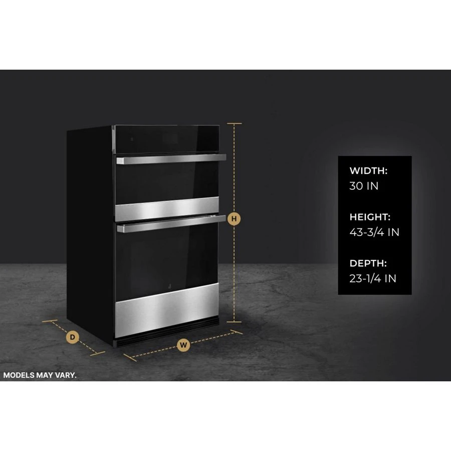 Noir™ 30" Combination Microwave/wall Oven With V2™ Vertical Dual-fan Convection JMW3430LM