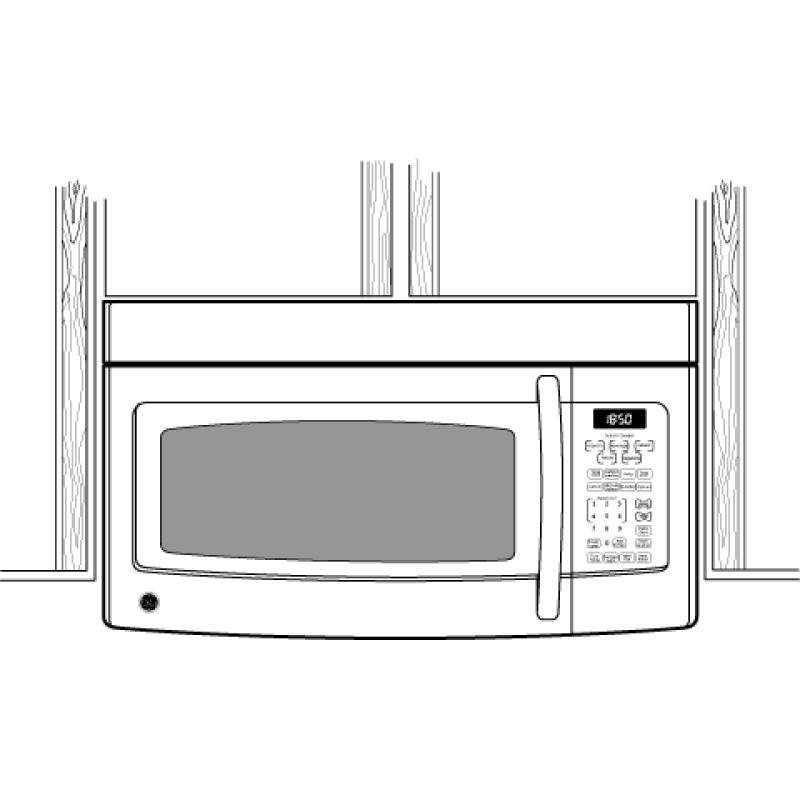 Spacemaker Over-the-Range Microwave Oven JNM1851DMCC, product image 4 of 5