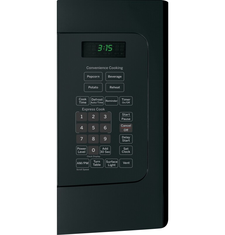 1.5 Cu. Ft. Over-the-Range Microwave Oven with Recirculating Venting JNM3151DFBB, product image 2 of 9
