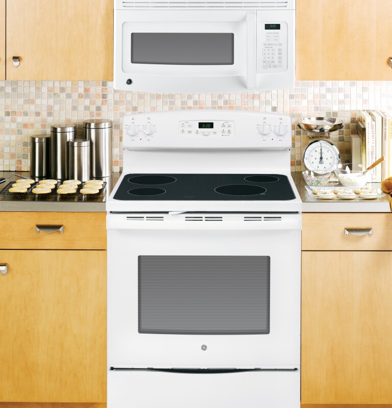1.5 Cu. Ft. Over-the-Range Microwave Oven with Recirculating Venting JNM3151DFWW, product image 3 of 9