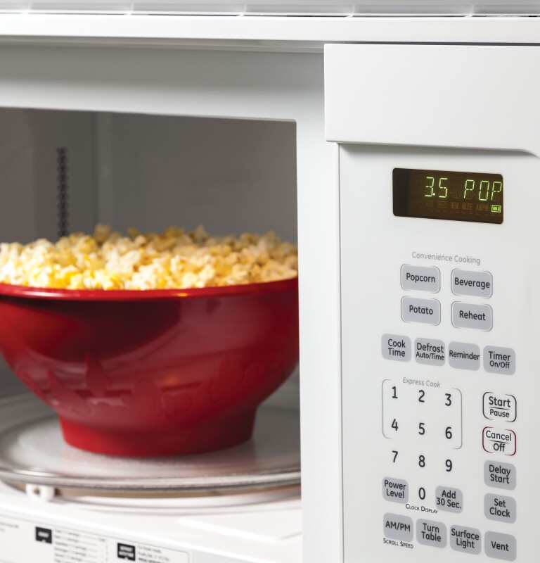 1.5 Cu. Ft. Over-the-Range Microwave Oven with Recirculating Venting JNM3151DFWW, product image 4 of 9