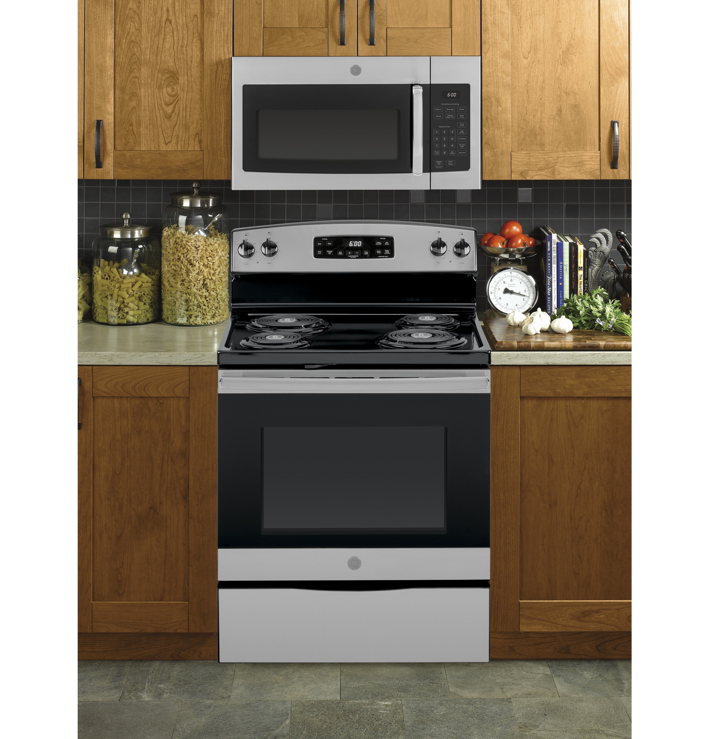 1.6 Cu. Ft. Over-the-Range Microwave Oven with Recirculating Venting JNM3161RFSS