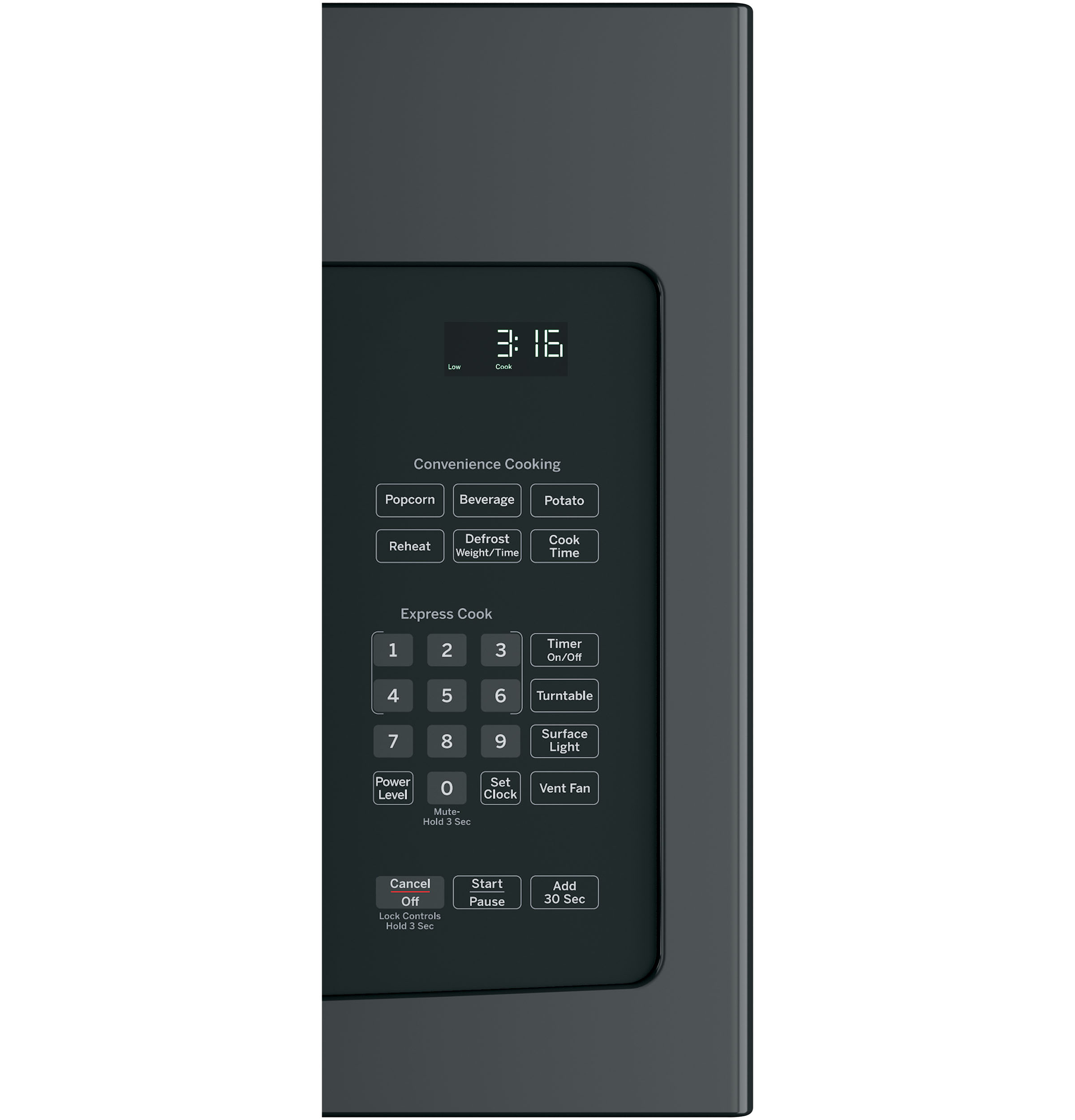 1.6 Cu. Ft. Over-the-Range Microwave Oven with Recirculating Venting view 2