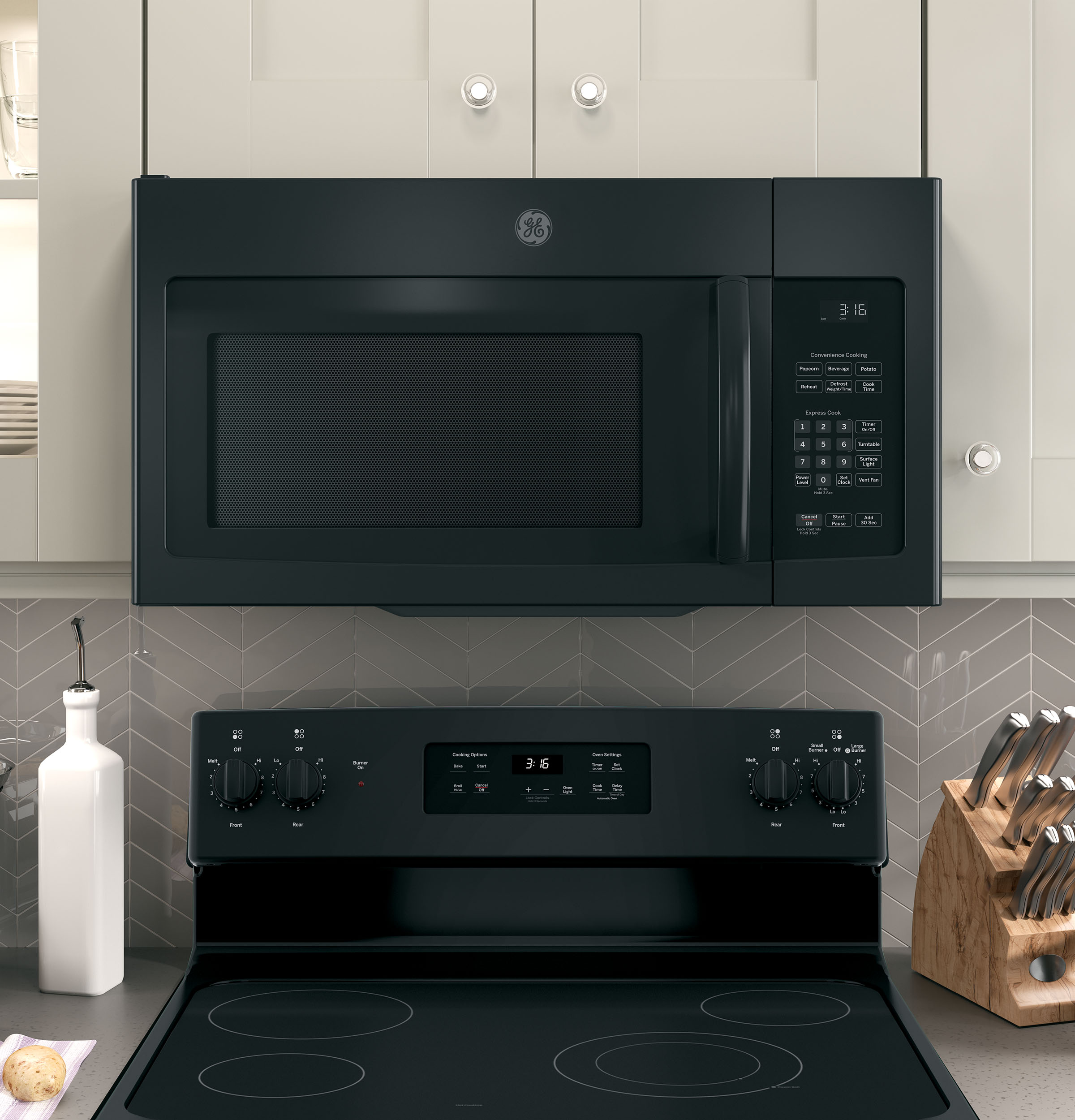 1.6 Cu. Ft. Over-the-Range Microwave Oven with Recirculating Venting view 5