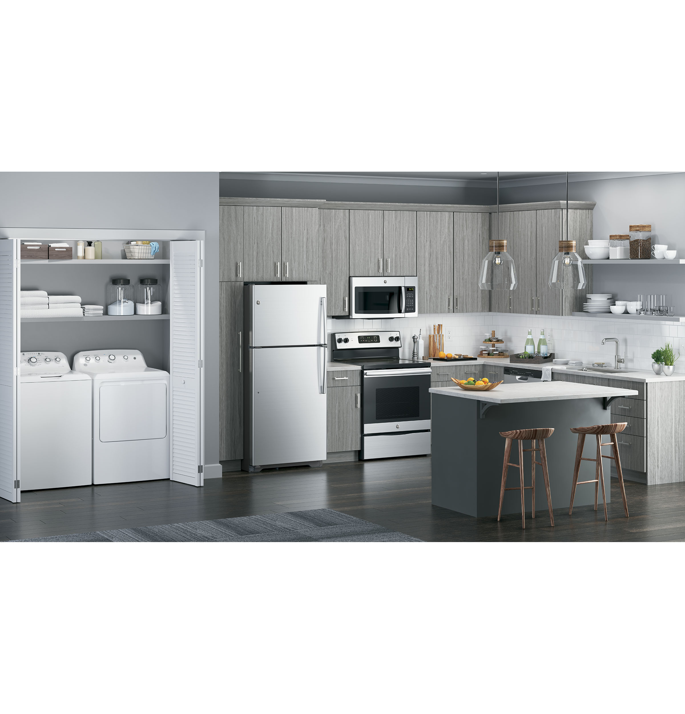 1.6 Cu. Ft. Over-the-Range Microwave Oven with Recirculating Venting view 9