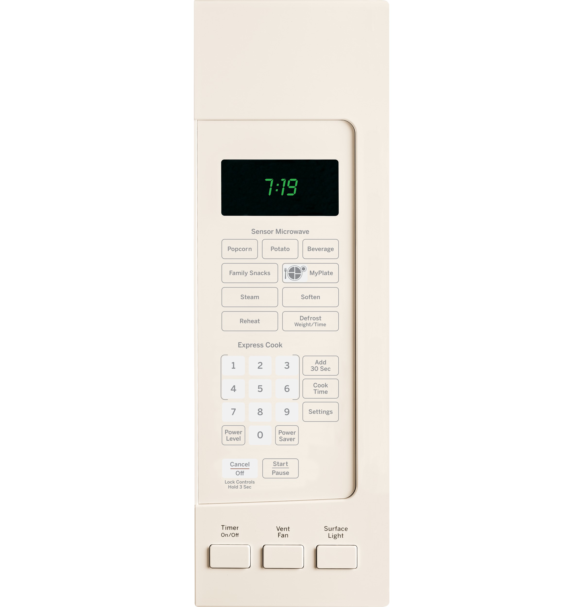 Series 1.9 Cu. Ft. Over-the-Range Sensor Microwave Oven with Recirculating Venting JNM7196DFCC, product image 2 of 8